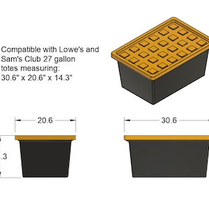 27 Gallon Tote Rack Plans. 27 Gallon Tote Garage Storage Shelves