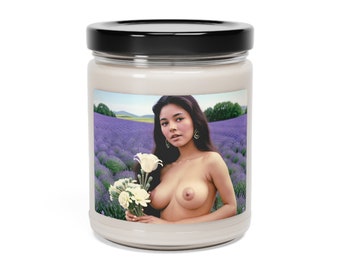 White Sage & Lavender Scented Soy Candle, 9oz