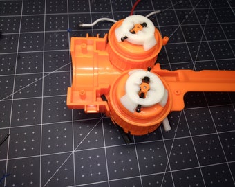 Nerf Rival Nemesis, Perses, Prometheus flywheels mod, lipo mod