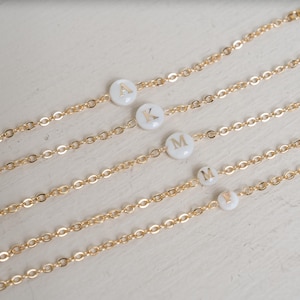 Minimalist Personalized Bracelets - Custom Pearls in Black or White, Perfect Bridesmaid Gifts, Bachelorette Gifts, and Elegant Accessories.