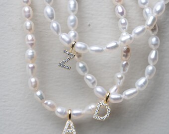r. gradation pearl choker 破ら silverパールチョーカー