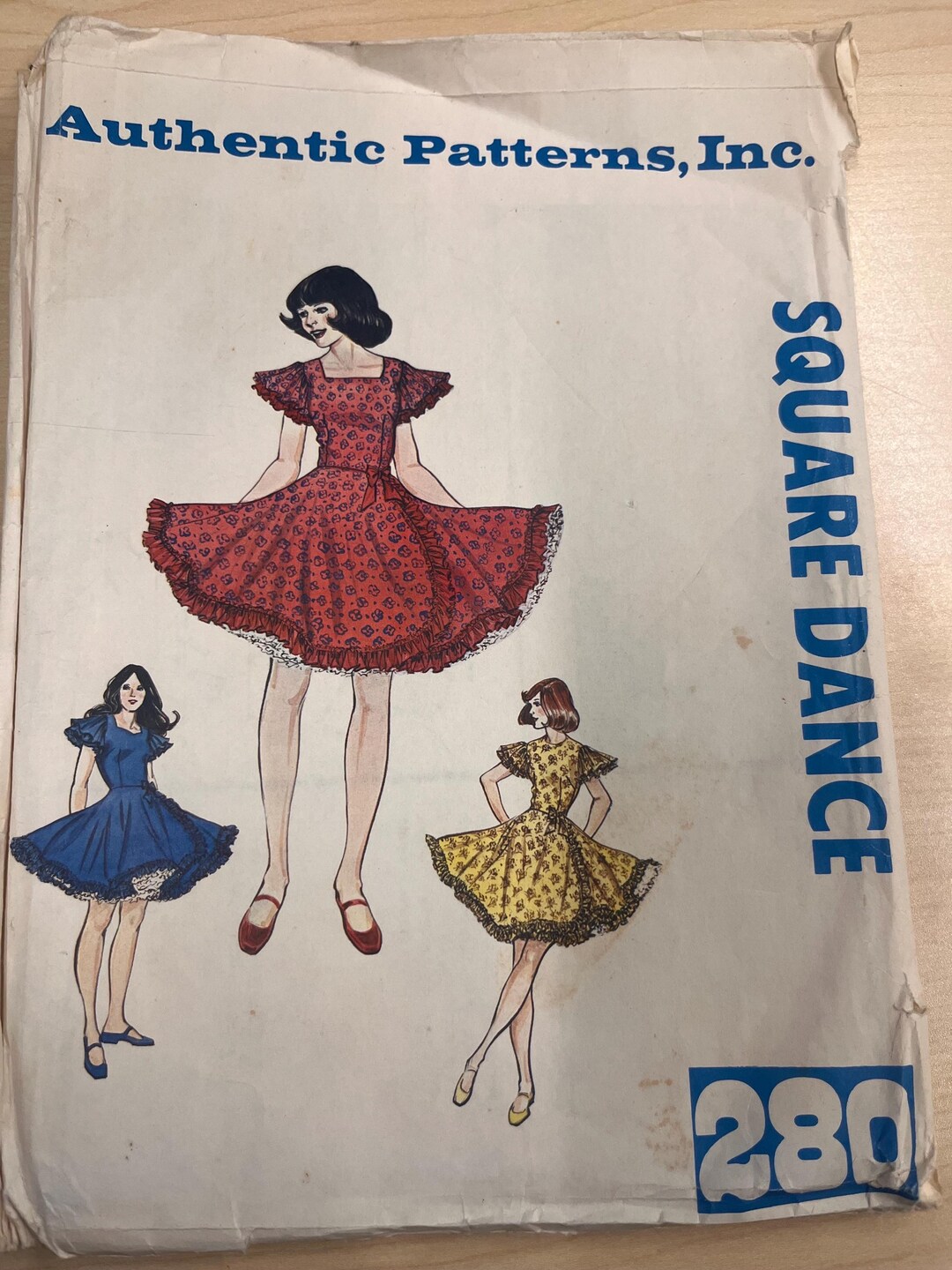 Vintage Sewing Pattern | Authentic Pattern 280 | Square Dance | Sewing ...