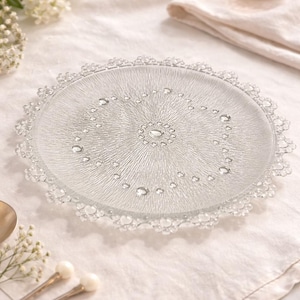 Masserini Barocco |  Bubble Lace | plates and servers | vintage | made in Italy