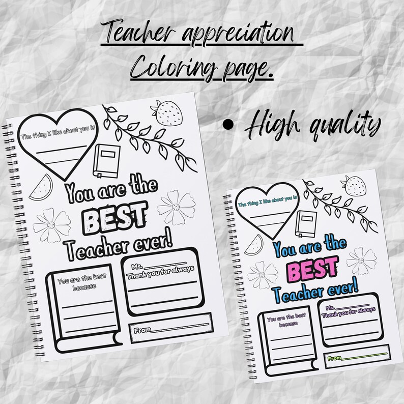 Teacher Appreciation Coloring Pages Printables,best Teacher Card,thank ...