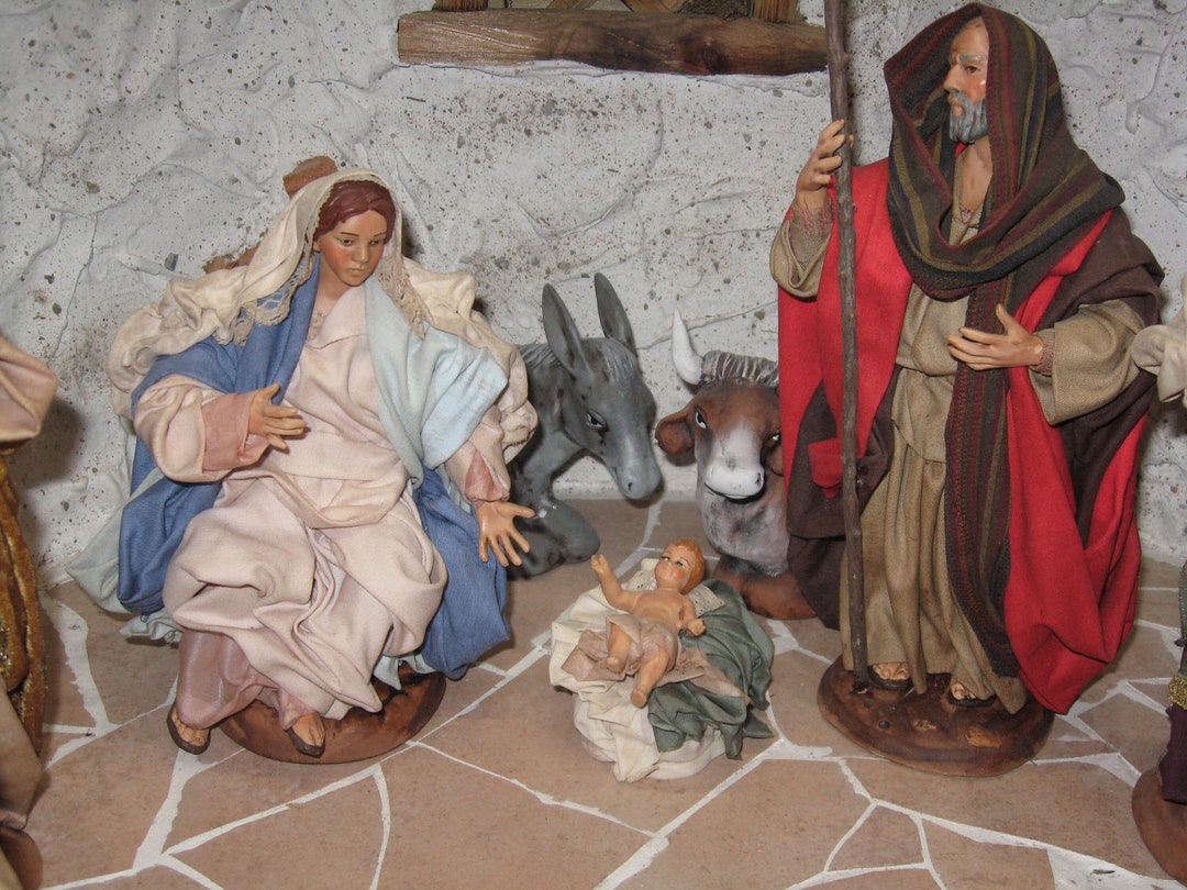Neapolitan Nativity Figures Etsy
