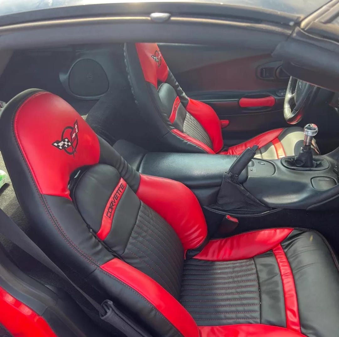 シートカバー Corvette C5 / Z06 1997-2004合成皮革交換シート・シート - オリジナルのタイトルを表示 Corvette C5/Z06 1997-2004 合成皮革交換標準シ