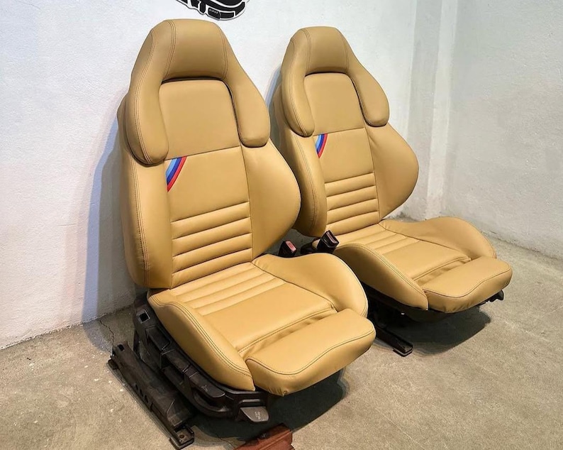 BMW E36 M3 Vader Seat Covers (1994-1999) - Sand Beige Faux Leather - Etsy
