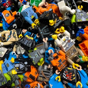 LEGO Minifigure Torsos Bulk Lot Authentic LEGO Parts Random Grab Bag City Space Town