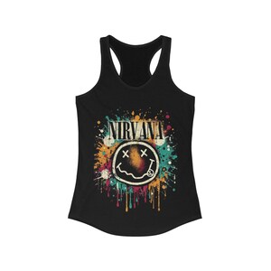 ▪️90‘s【NIRVANA】VINTAGE TANK TOP VINTAGE NIRVANA SLEEVELESS TEE SHIRT tank top 1990s SIZE