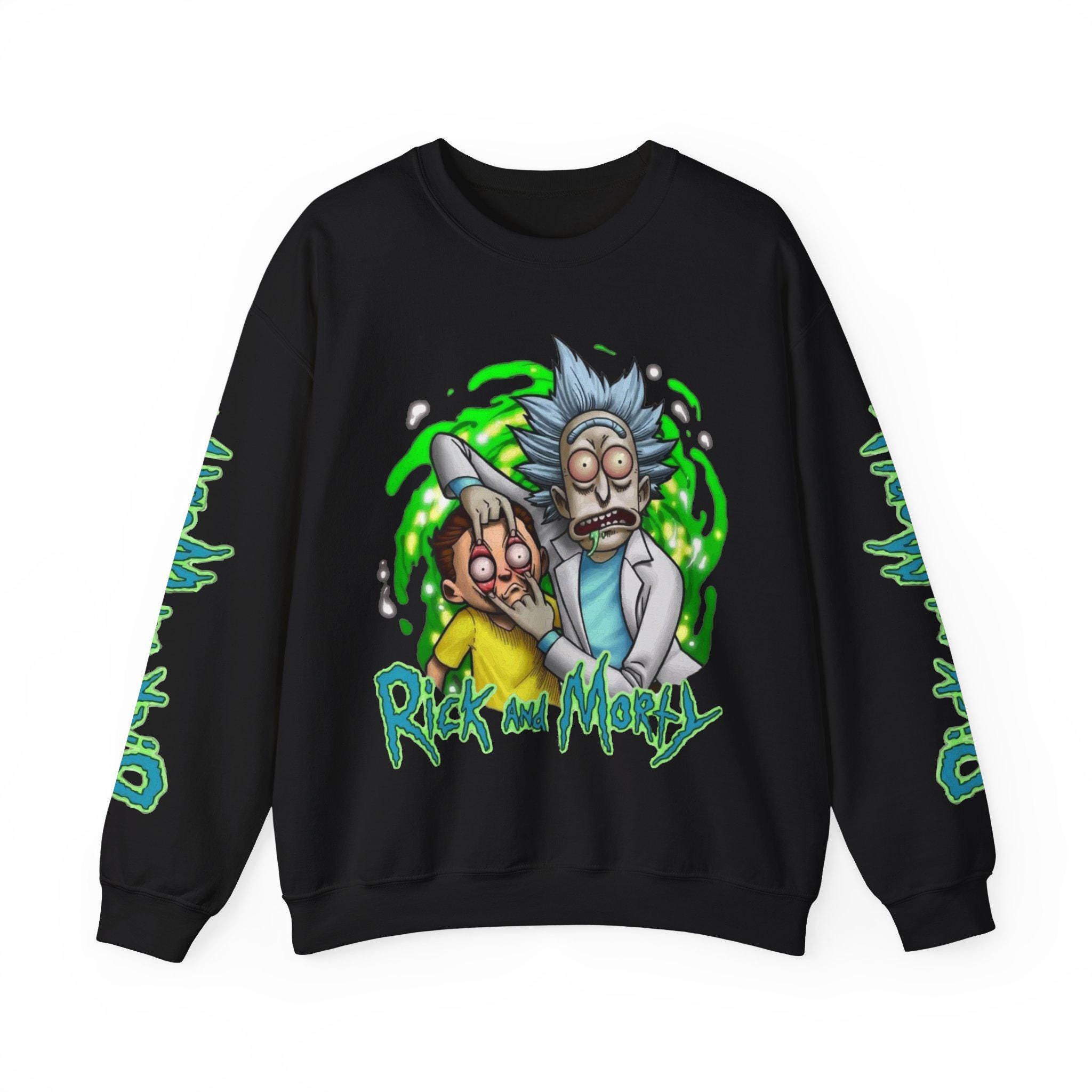 Stoned rick and morty hoodie hotsell