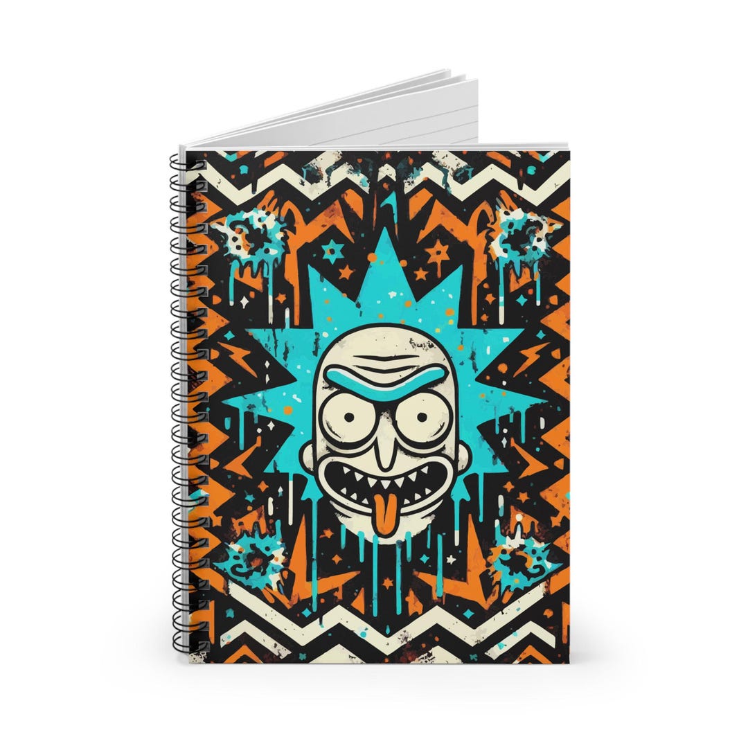 Rick and Morty Spiral Notebook - Ruled Line, Cartoon Network Journal ...
