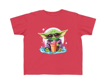 Toddler's Summer Time Baby Yoda Tee