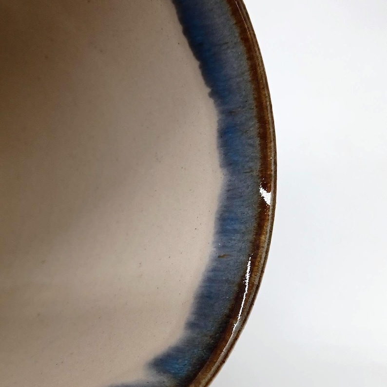 Keramik Trinkbecher handgemacht - Steinzeug Becher 300ml, Kaffeebecher ohne Henkel, spülmaschinenfest, moderner Glasurverlauf, Unikat afbeelding 7