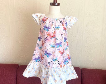 Girls dresses size 3T and size 4T with matching headbands, summer dresses, Easter dresses