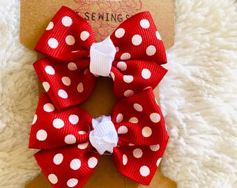 Haarelastiekjes kerst - set van 2 lenteaccessoires