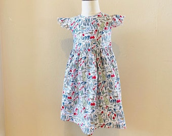 girl dress size 2 years old, 2T dress, special day dress, girl dress, spring and summer dress, bunny dress