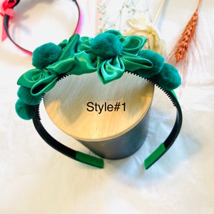 Flower headbands, flower headbands  for kids, teens and adults, headband accessories, satin flower headbands
