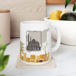 The Serene Syria Mug, Syria Gift, Present, Arab Gift, Syria Present