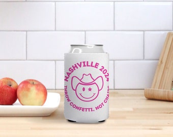 Nashville Can Cooler, Koozie, Bachelorette Party, Girls Trip, Morgan Wallen, Vacation, Boating, Soda, CMA Fest Drink Holder, Country Music