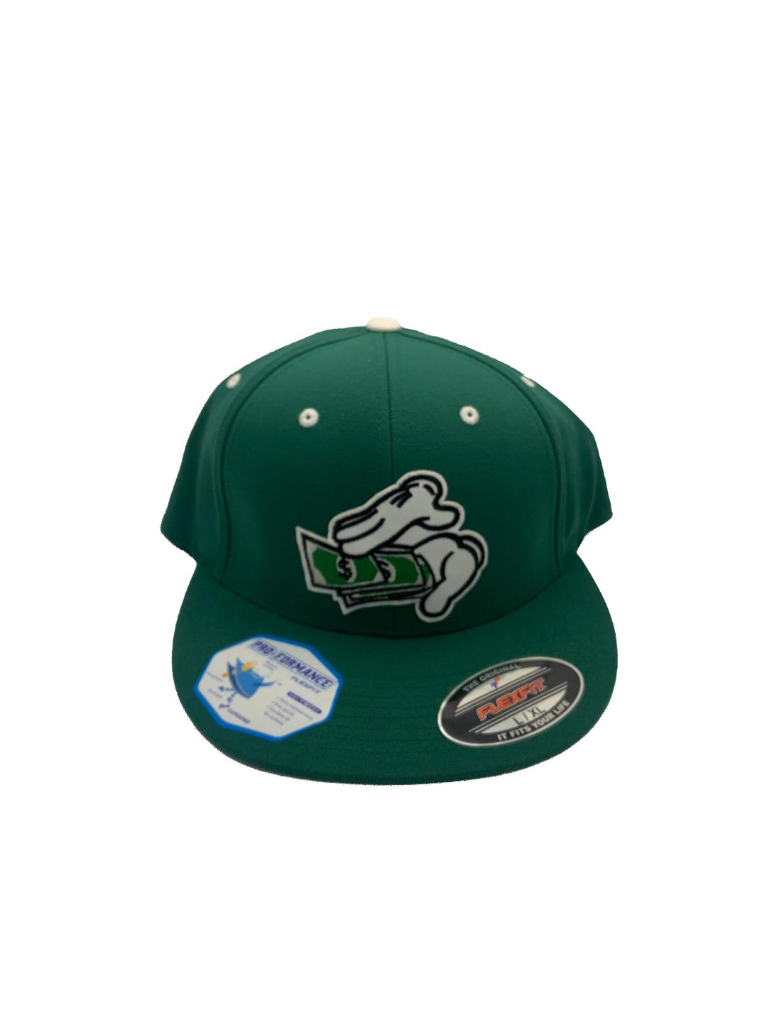 Cash Money Green Fitted Trucker Hat - Etsy display picture 3