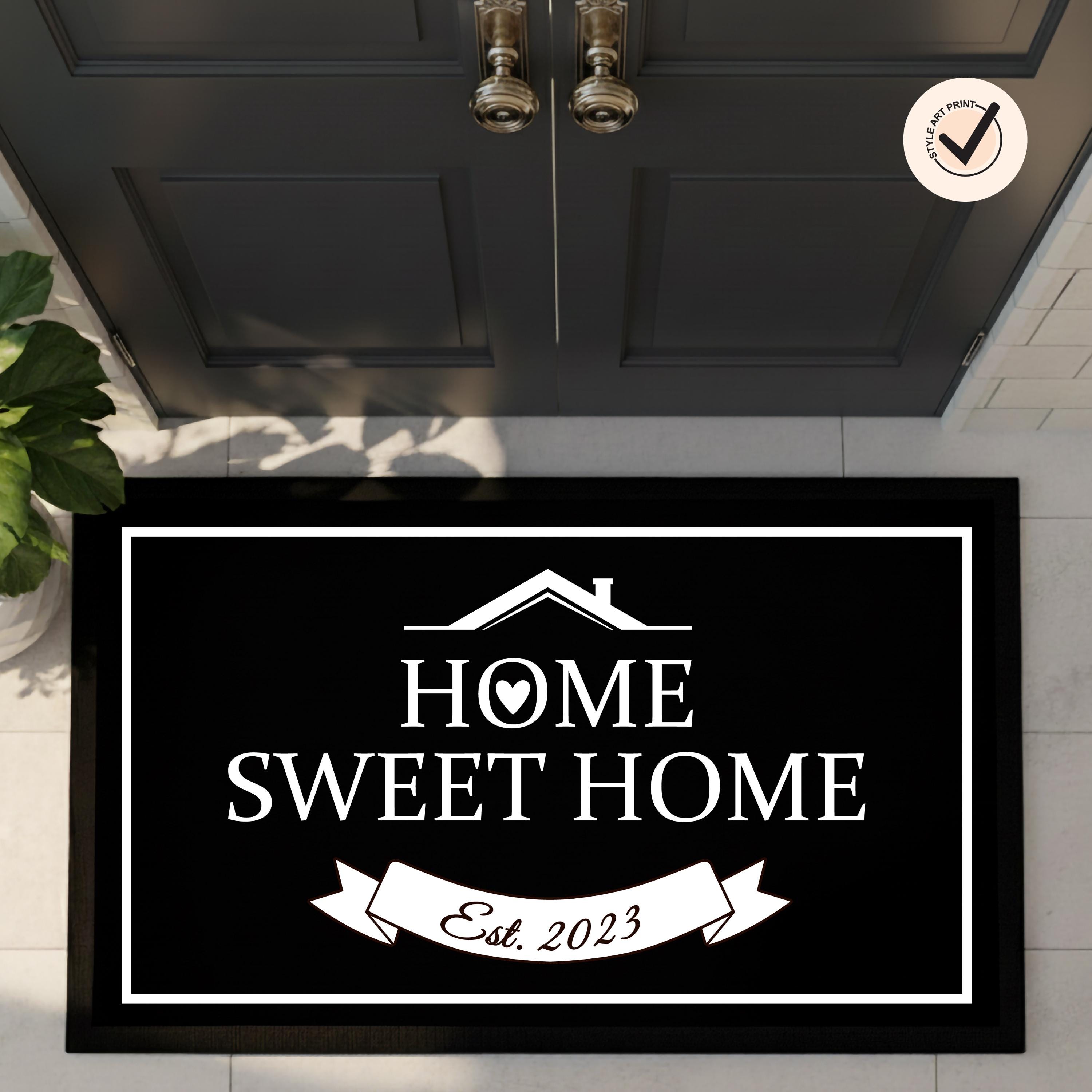 Personalized Welcome Home Doormat Designs | SVG PNG Bundle (digital ...