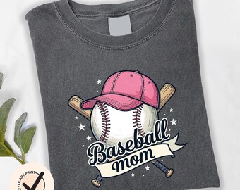 Softball Mom PNG, Sport Mama Shirt Design (digitaler Download)