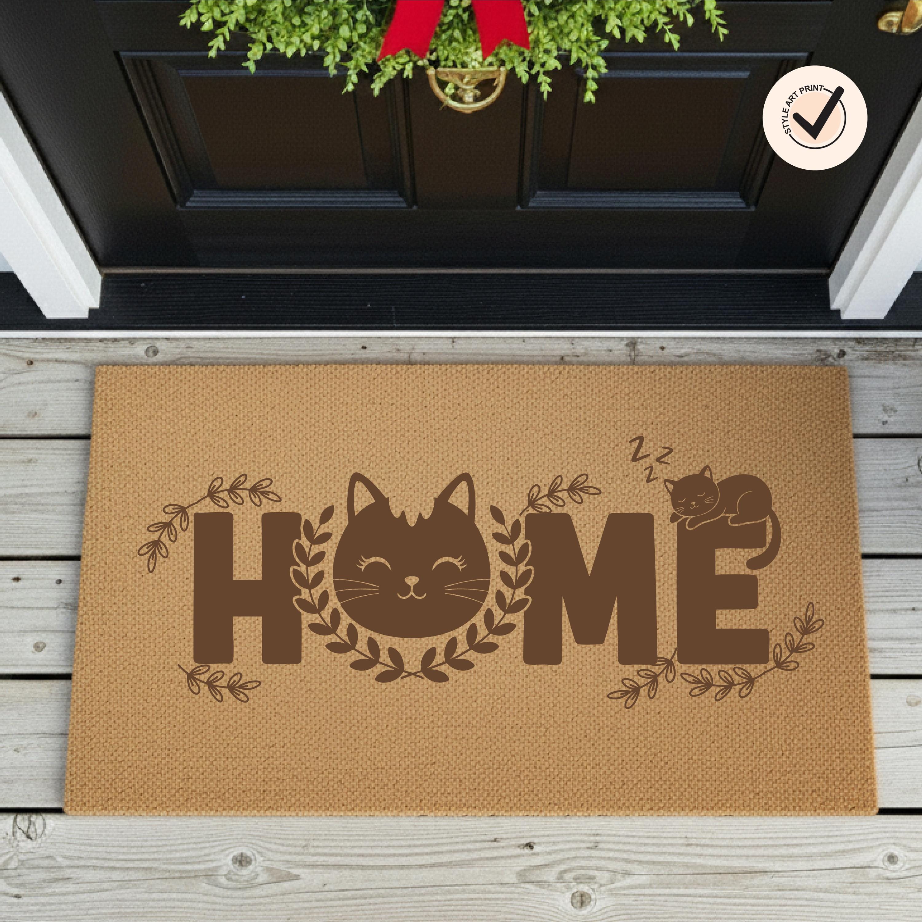 Personalized Welcome Home Doormat Designs | SVG PNG Bundle (digital ...
