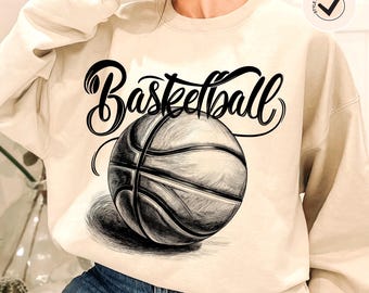 Basketball Vibes Design: Unisex Shirt PNG (Digital Download)