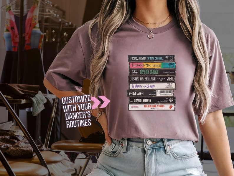 dance mom tshirt, dance competition shirt, 80s dance shirt, 90s dance shirt, retro dance shirt, cassette tape shirt