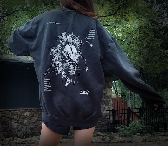 Leo Zodiac Sweatshirt | Astrology Birthday Gift