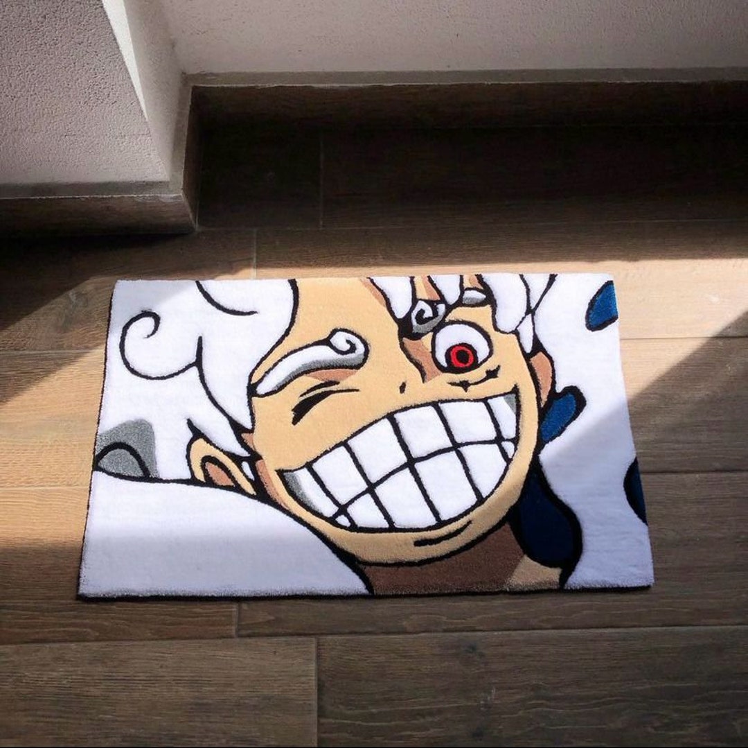 Luffy Gear 5 Rug / Anime Custom Rug / Anime Home Decor - Etsy