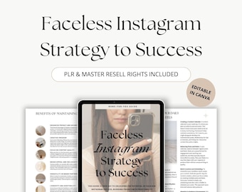 Faceless Instagram Page, Faceless Reels, Passive Income, Faceless Digital Marketing, Master Resell Rights, Instagram Growth Marketing