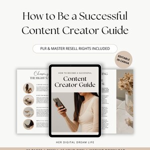 Beginners Guide to Becoming a Content Creator with Master Resell Rights (MRR) and Private Label Rights (PLR), Content Creator Business