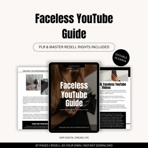 Przewodnik po automatyzacji YouTube bez twarzy z prawami Master Resell Rights (MRR) i prawami Private Label Rights (PLR), kroki YouTube, początkujący YouTuber bez twarzy