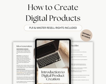 How to Create and Sell Digital Products with Master Resell Rights (MRR) and Private Label Rights (PLR), Done for You Ebook Lead Magnet