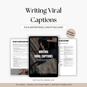 Social Media Captions, Instagram Template, Social Media Posts, Instagram Marketing, Done For You PLR Digital Product, Master Resell Rights