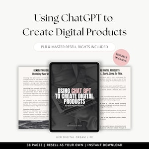 How to Use ChatGPT to Create Digital Products with Master Resell Rights (MRR) and Private Label Rights (PLR), Digital Marketing Guide