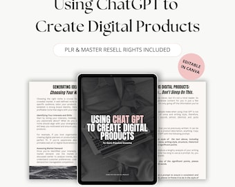 How to Use ChatGPT to Create Digital Products with Master Resell Rights (MRR) and Private Label Rights (PLR), Digital Marketing Guide
