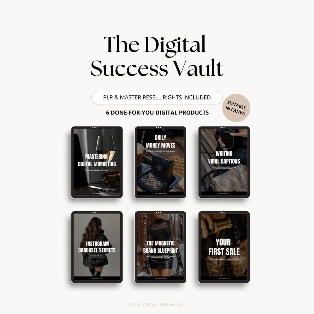 Digital Marketing Bundle With Master Resell Rights (MRR), Done for You ...