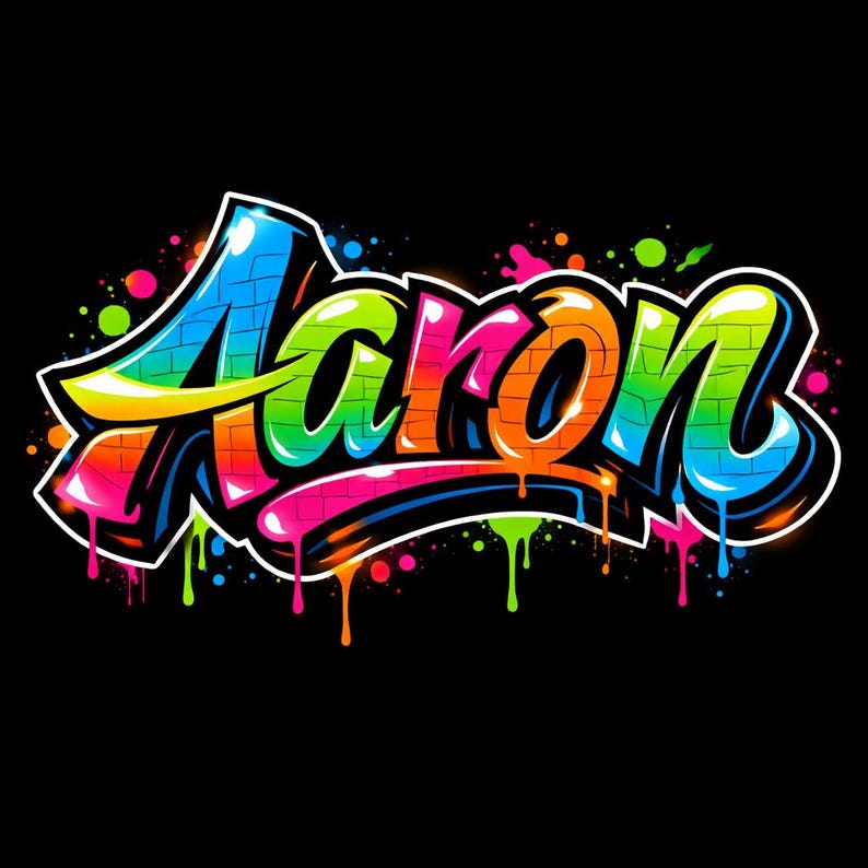 Custom Graffiti Style Text - Etsy