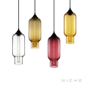 Pharos Pendant Light from Niche - Handblown Glass - Made in the USA
