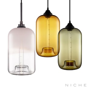 Pod Ombra Pendant Light from Niche - Handblown Glass - Made in the USA