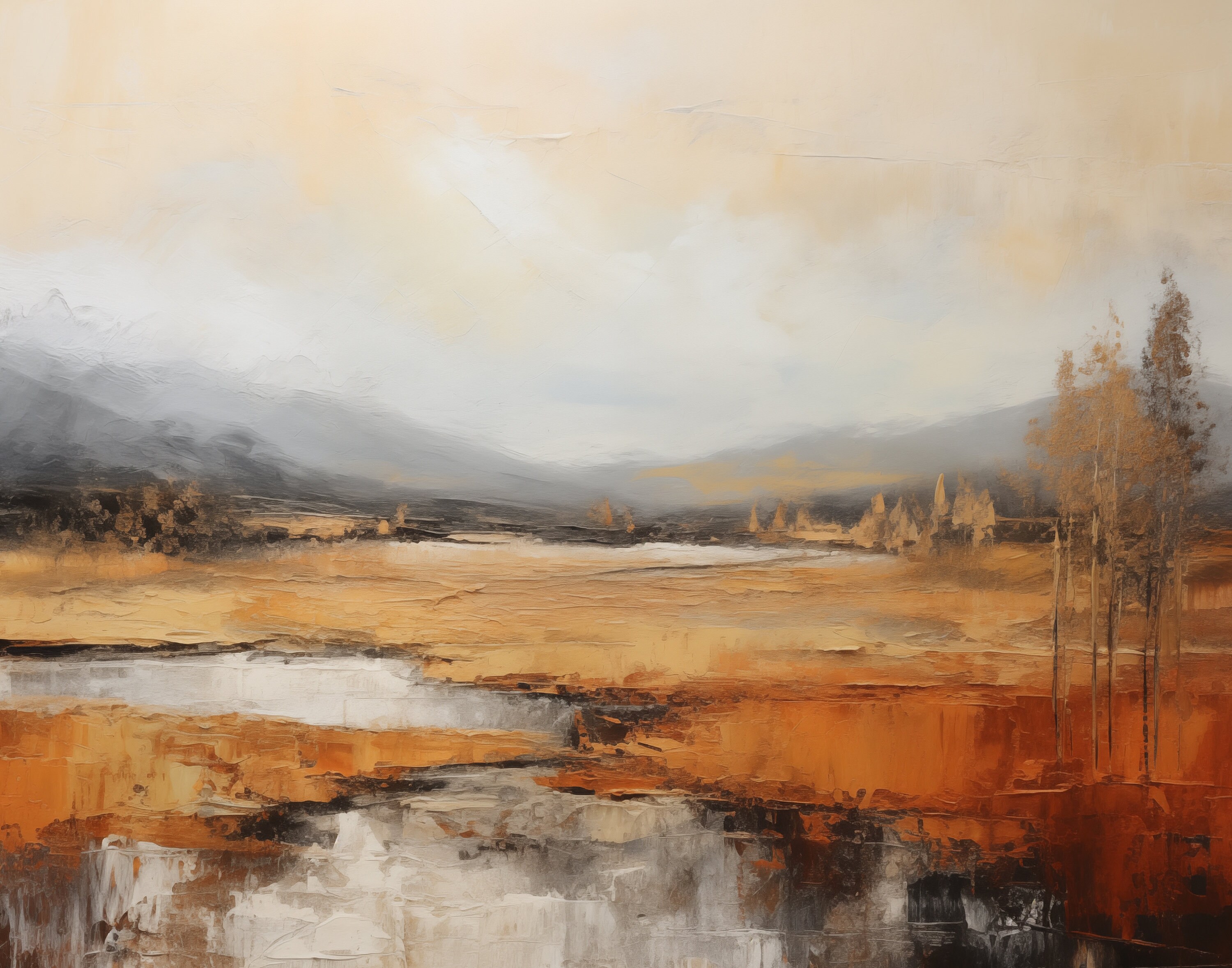 Earth Tones 3 Digital Art Range Of Sizes Office home Decor Abstract 