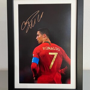 Cristiano ronaldo autographed card - Etsy 日本