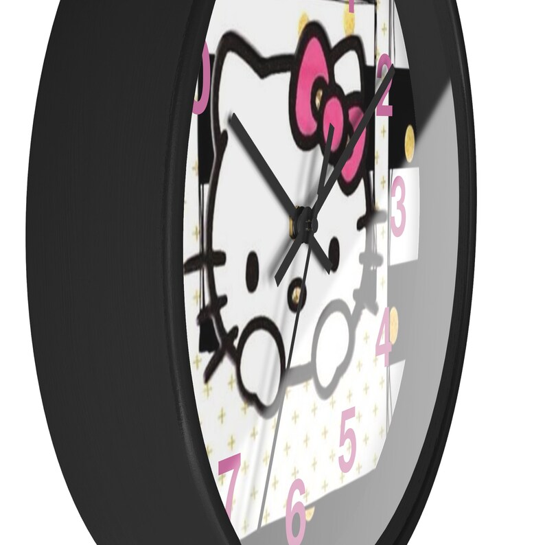 Hello Kitty Clock Etsy