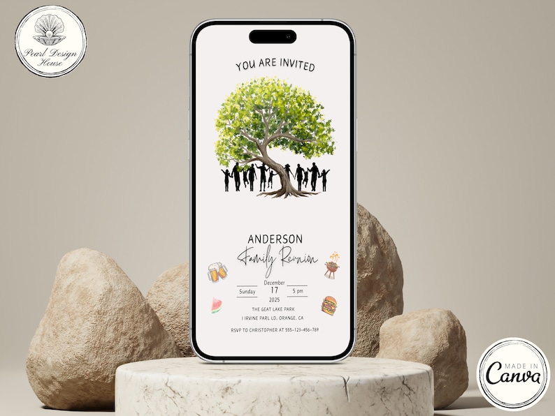 Family Reunion Invitation Template With Family Tree Editable Family family-reunion-invitation-template-with-family-tree-editable-family