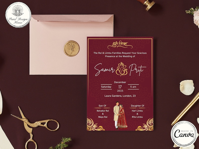 Nepali save the date