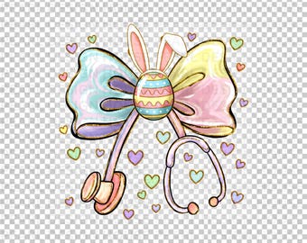 Registered Nurse Easter PNG, RN Bunny Shirt Design, Nurse Sublimation File