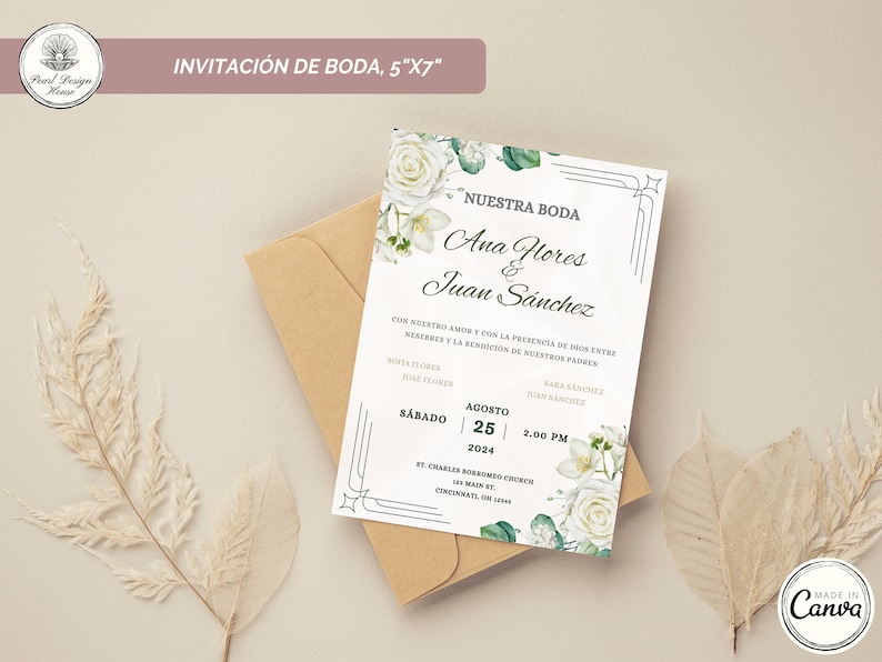 Invitaciones De Boda, Spanish Wedding Invitation, Invitación De Boda ...