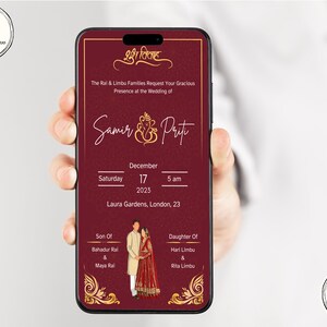 Nepali Wedding Invite